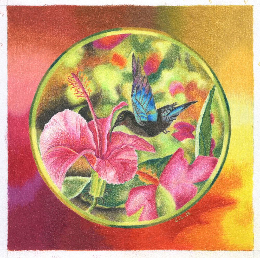 Le Colibri : 25x25 cm - 110€